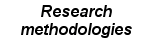 Research methodologies